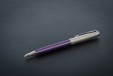 Ручка шариковая Parker Sonnet Sand Blasted Metal&Violet Lacquer