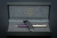 Ручка шариковая Parker Sonnet Sand Blasted Metal&Violet Lacquer