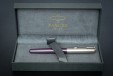 Ручка перьевая Parker Sonnet Sand Blasted Metal&Violet Lacquer