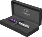 Ручка перьевая Parker Sonnet Sand Blasted Metal&Violet Lacquer