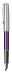 Ручка перьевая Parker Sonnet Sand Blasted Metal&Violet Lacquer